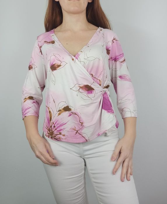 wiosenna bluzka kopertowa wallis 46  18 bluzka do karmienia piersią