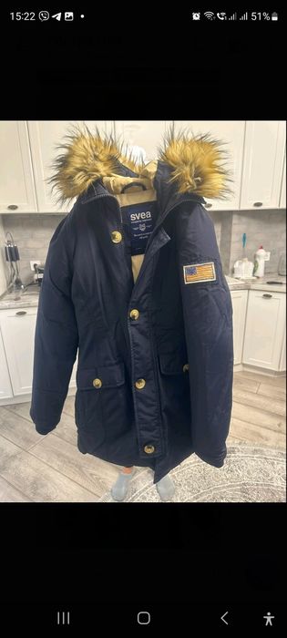 Парка для дівчинки svea.