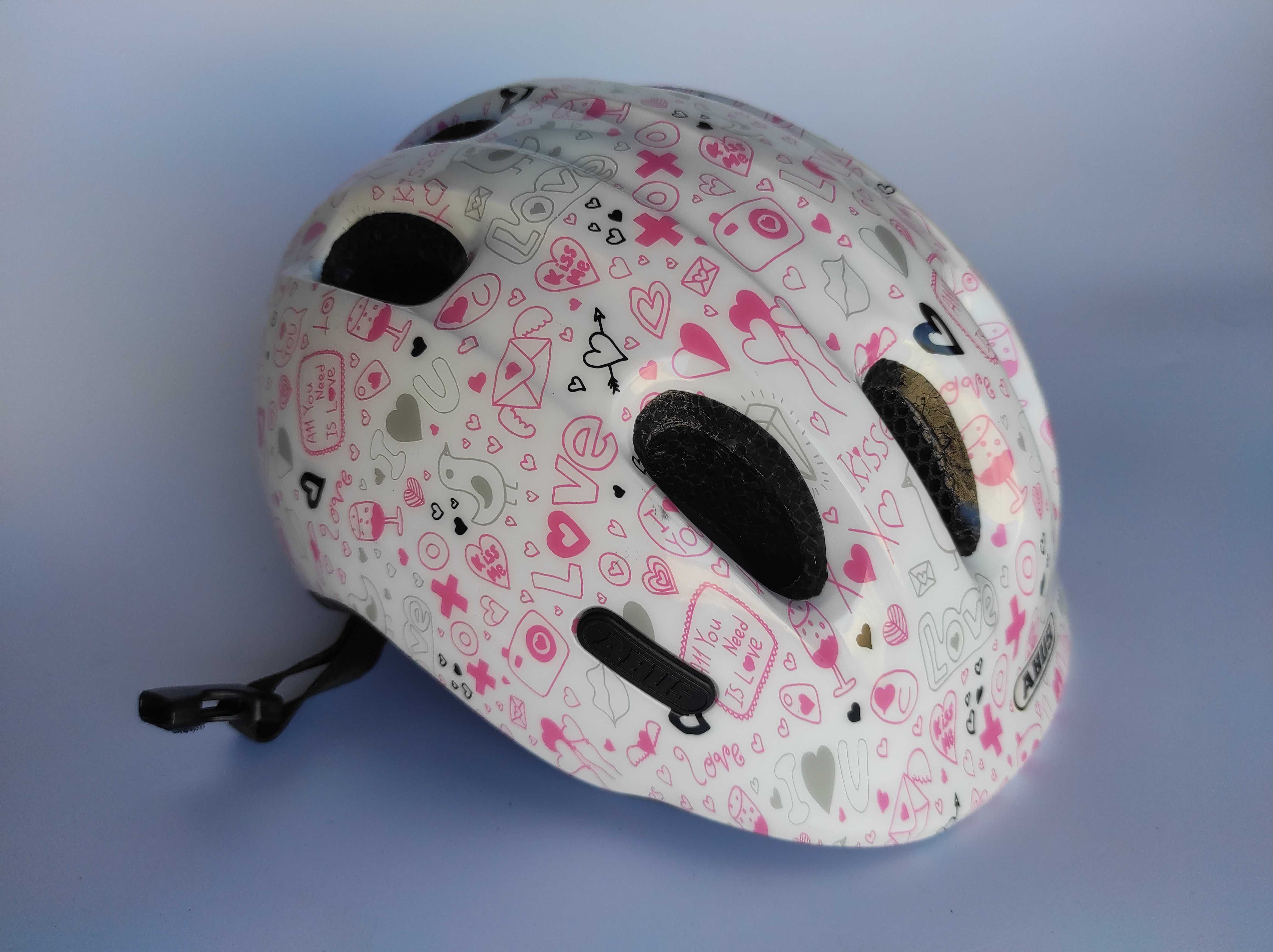 Детский защитный шлем ABUS Smiley 2.1, размер 50-55см, велосипедный
