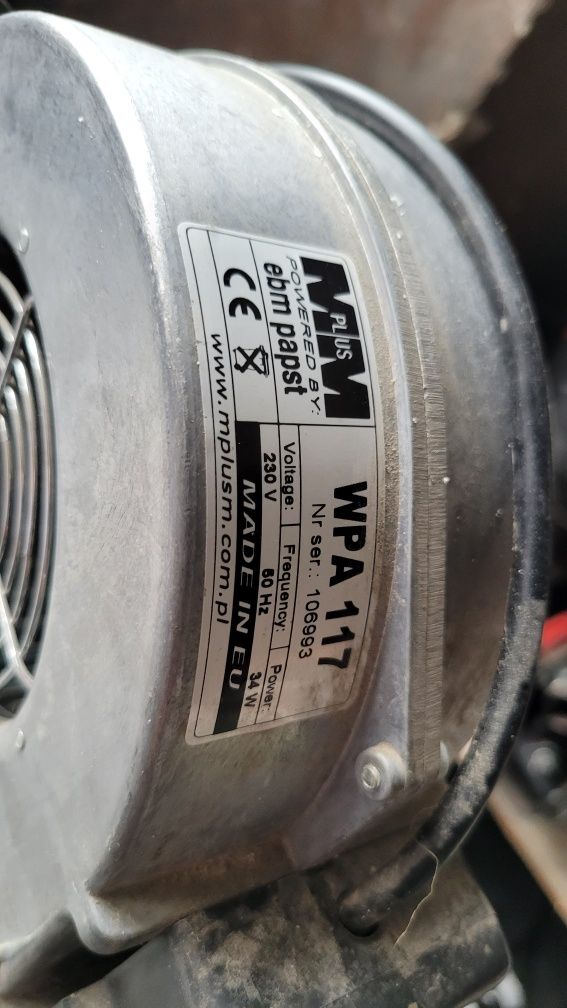 Nowa Dmuchawa do kotła pieca WTA 117 34W