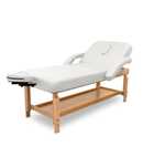 Mesa de massagem para spa e estética lacrada nova branca