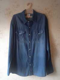 Новая джинсовая мужская рубашка: Wrangler Regular Fit 27 MW. XL.