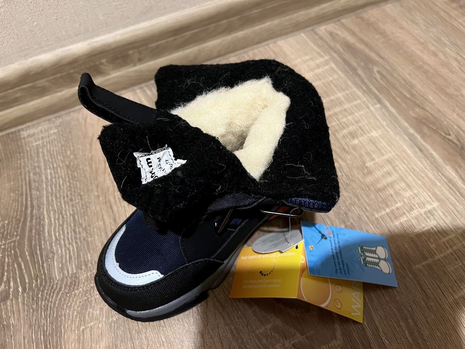 Сапоги зимние ботинки черевики чоботи зимові чорні черные 26 27