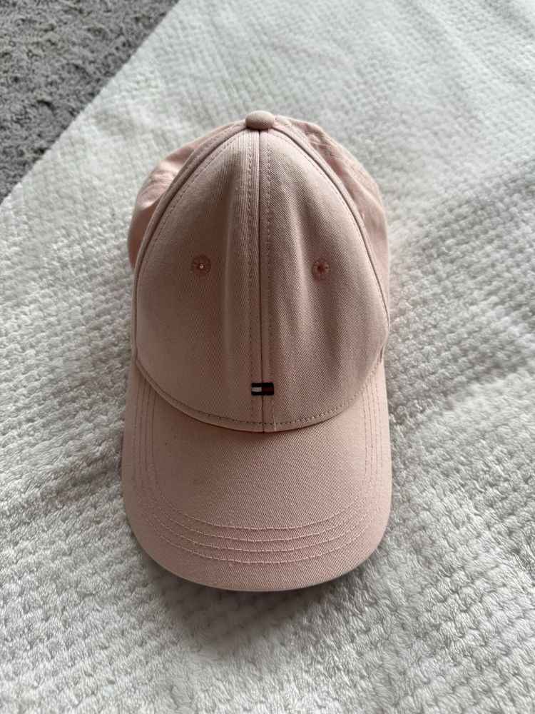 tommy hilfiger czapka hat pink baby różowa różowy unisex sport gym