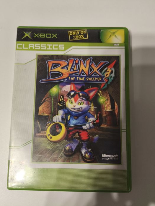 Jogo Xbox Blinx com manual