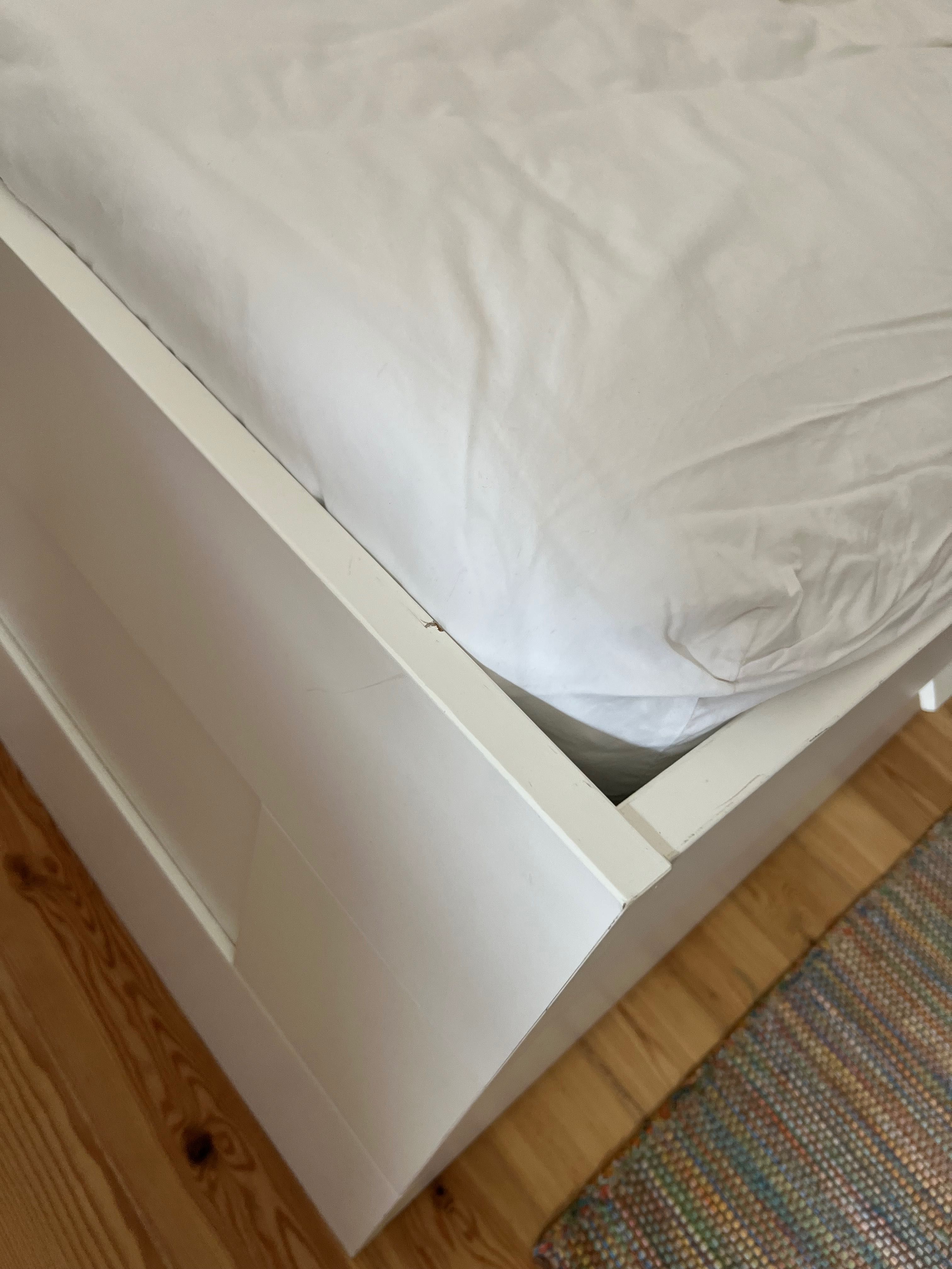Cama casal com gavetas Ikea BRIMNES