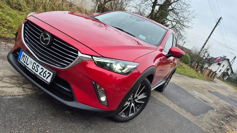 Mazda CX-3 2L-150Km-Ful Led-Blis-Head Up-Skóra-Navi-Kamera Webasto MAX 4X4