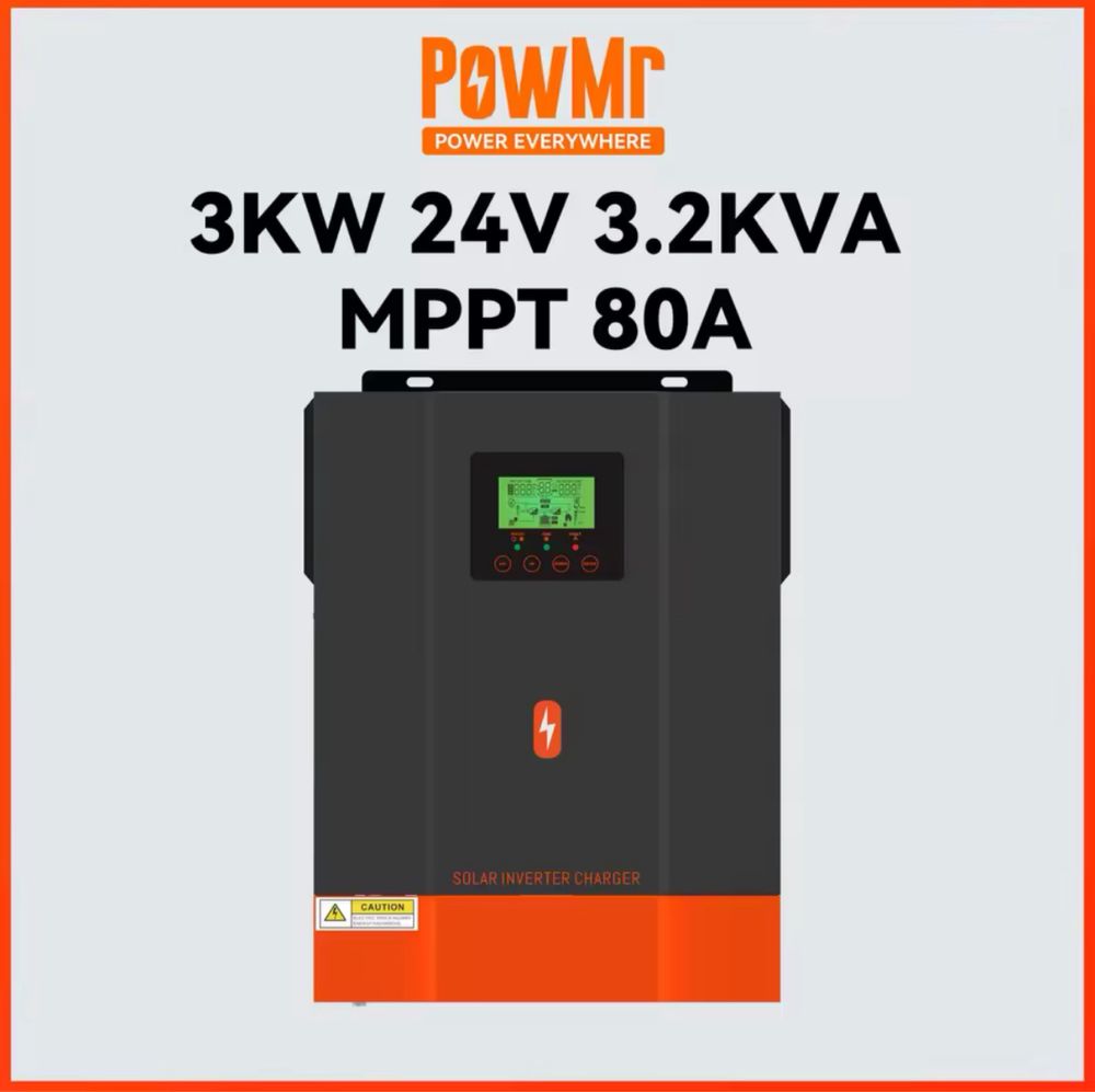Гібридний інвертор PowMr (pow-hvm3.2h-24v) + wi-fi модуль