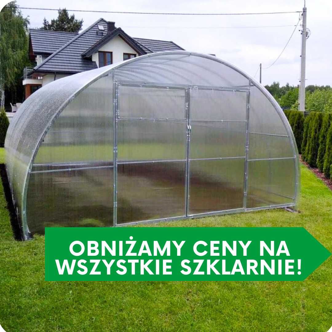 Szklarnia Tunel Ogrodowy 4x4 4x6 4x8 Poliwęglan 4mm / 6mm Prof.40x20mm