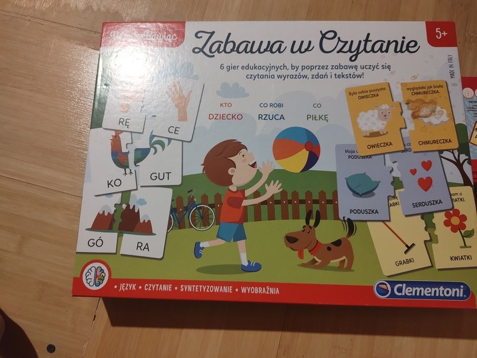 Zabawa w czytanie Clementoni 5+