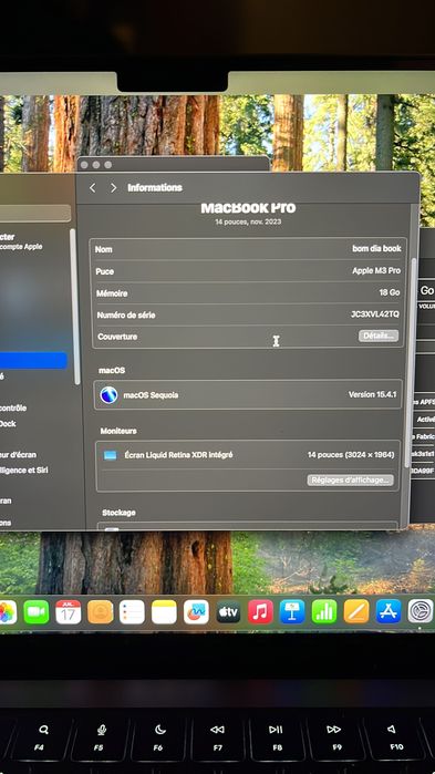 Macbook pro de 14 polegadas com chip M3 pro da Apple