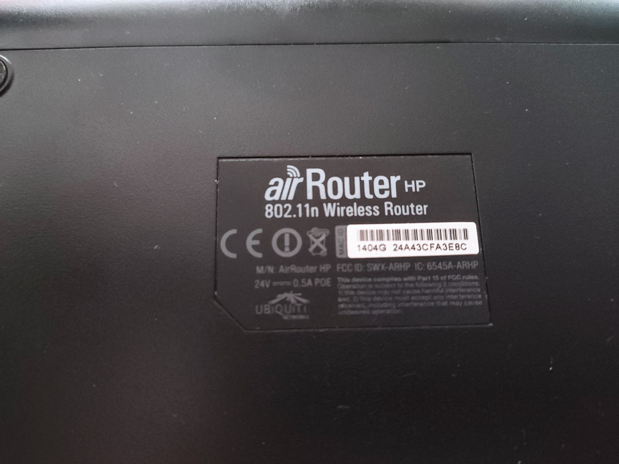 Router Ubiquiti AirRouter HP 802.11n DSL PoE z zasilaczem