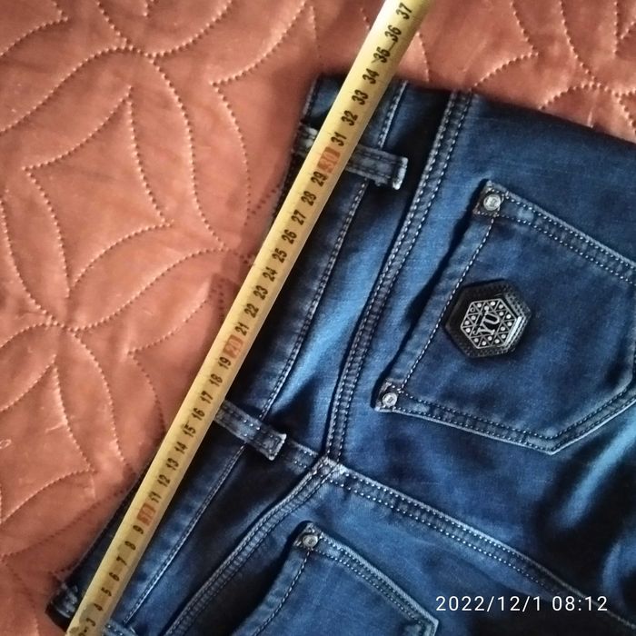 Теплые джинсы на флисе