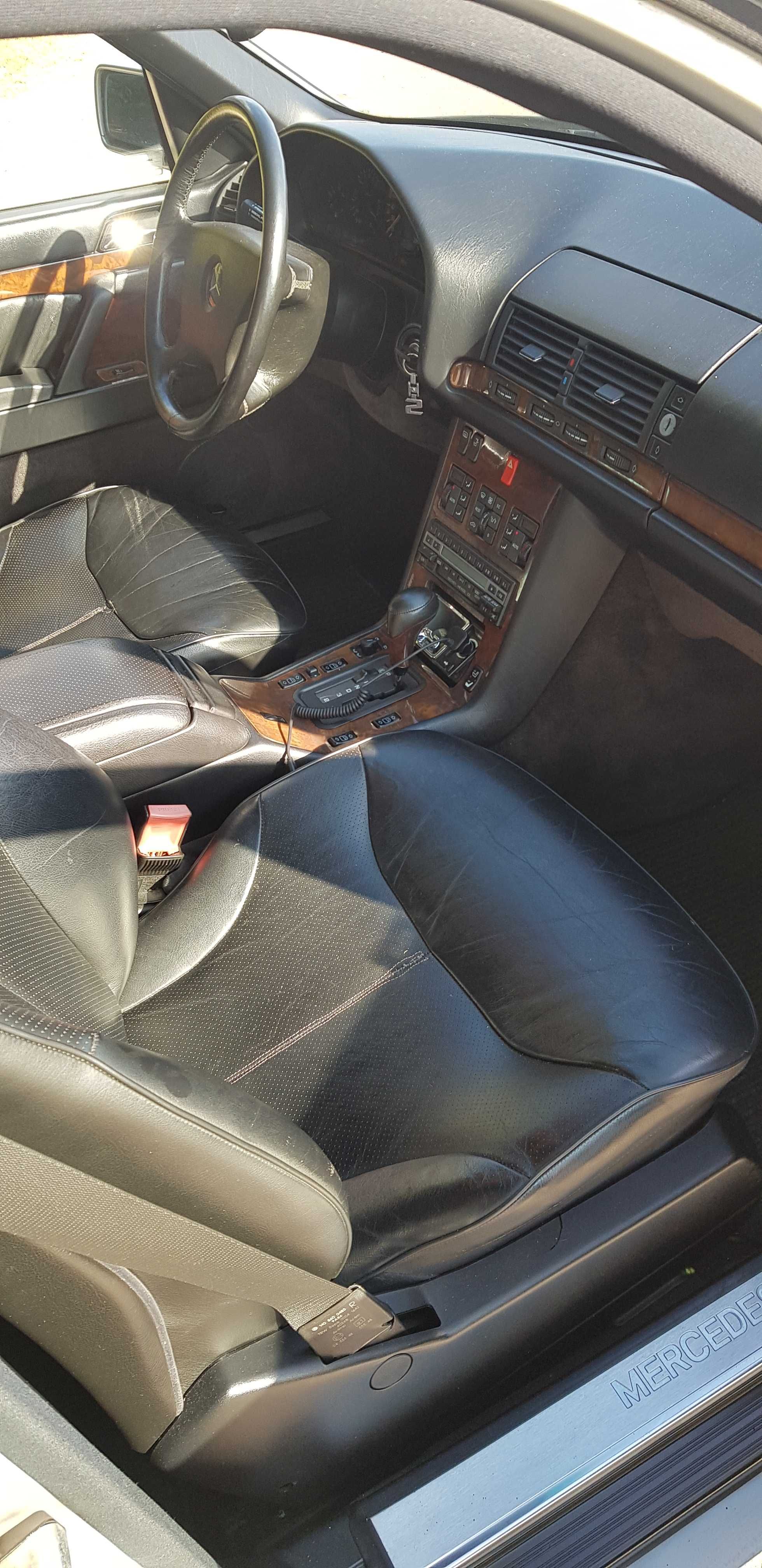 Mercedes 300SE W140  srebny, tapicerka skórzana, automat.