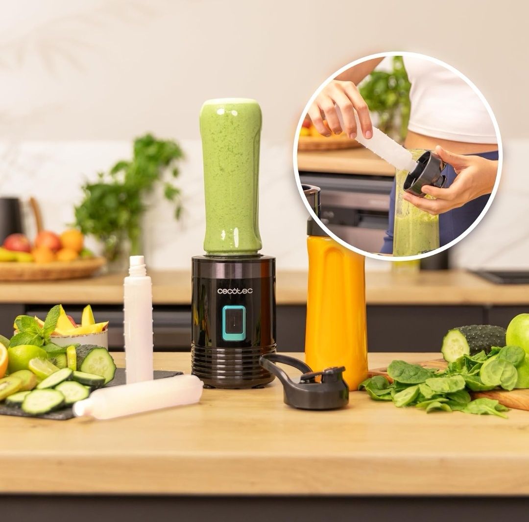 Cecotec Blender Kieliszek Przenośny Pojedynczy Power Titanium 300 Easy