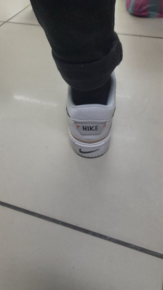 Кроссовки nike court legacy lift  белые 7590