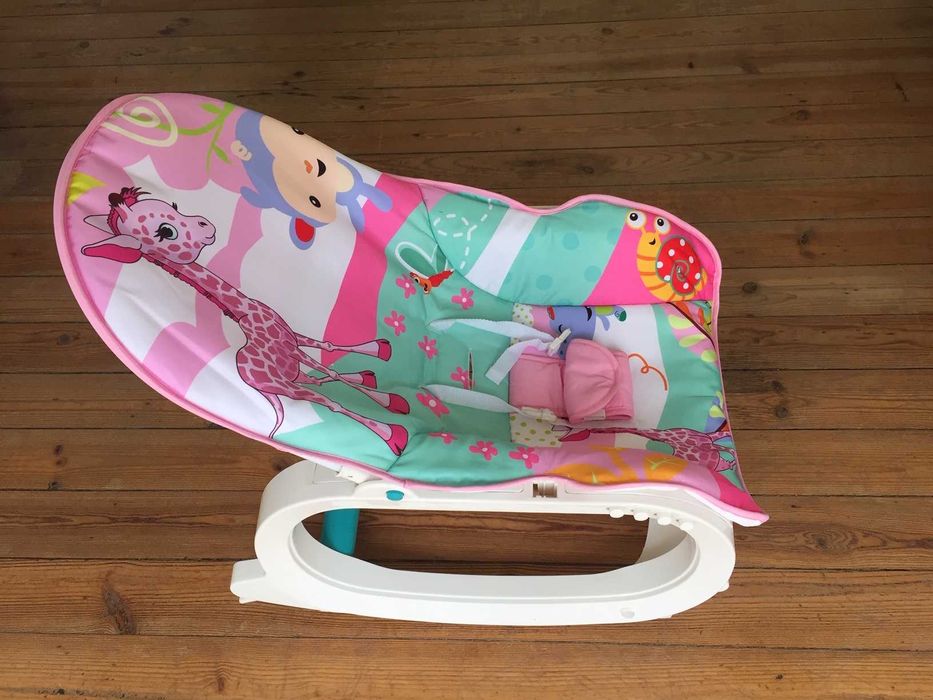cadeira de descanso modelo Fisher Price, como nova