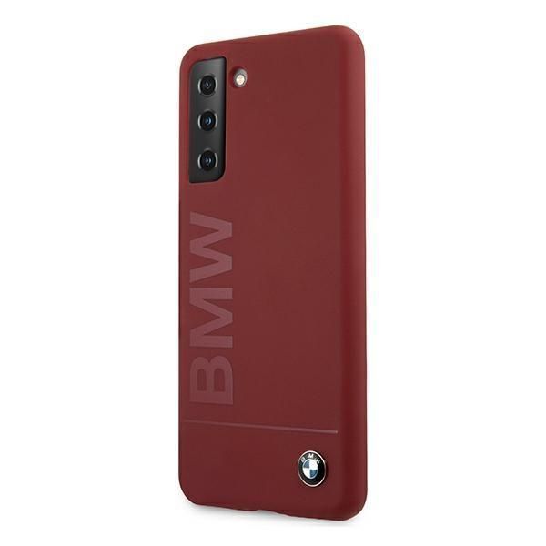 Etui Silikonowe BMW do Samsung Galaxy S21+ 5G - Czerwony