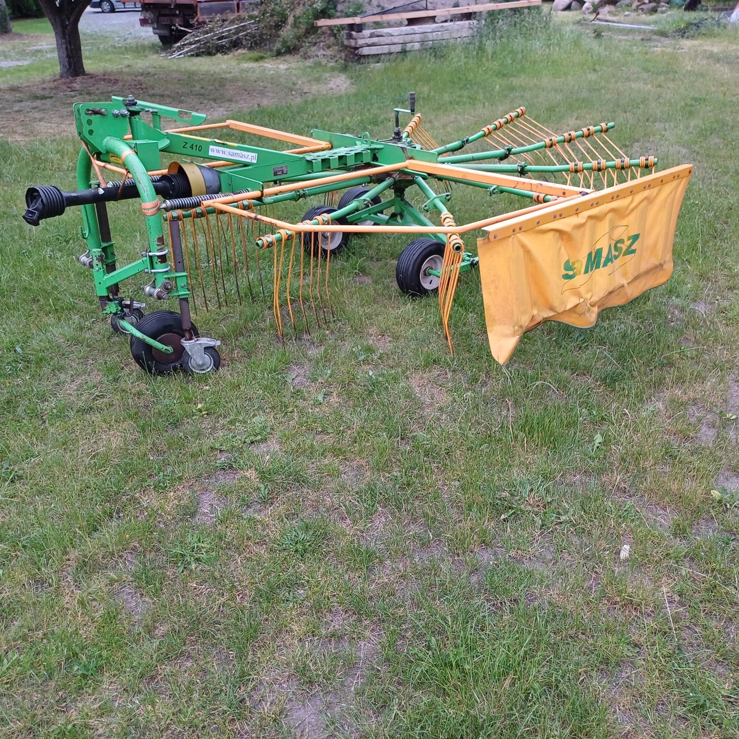 Zgrabiarka przetrząsacz samasz z 410 kuhn claas pottinger fella unia