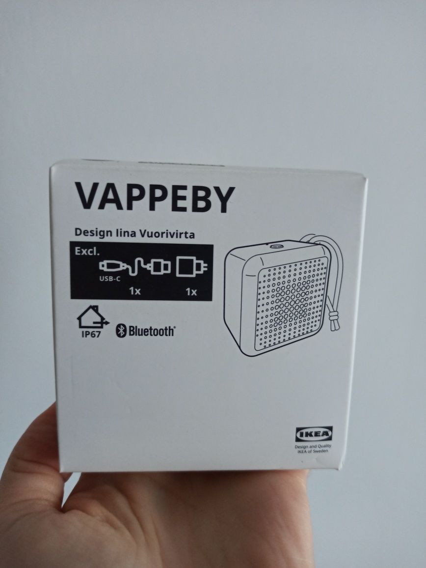 Głośnik bluetooth Vappeby przenośny wodoodporny NOWY