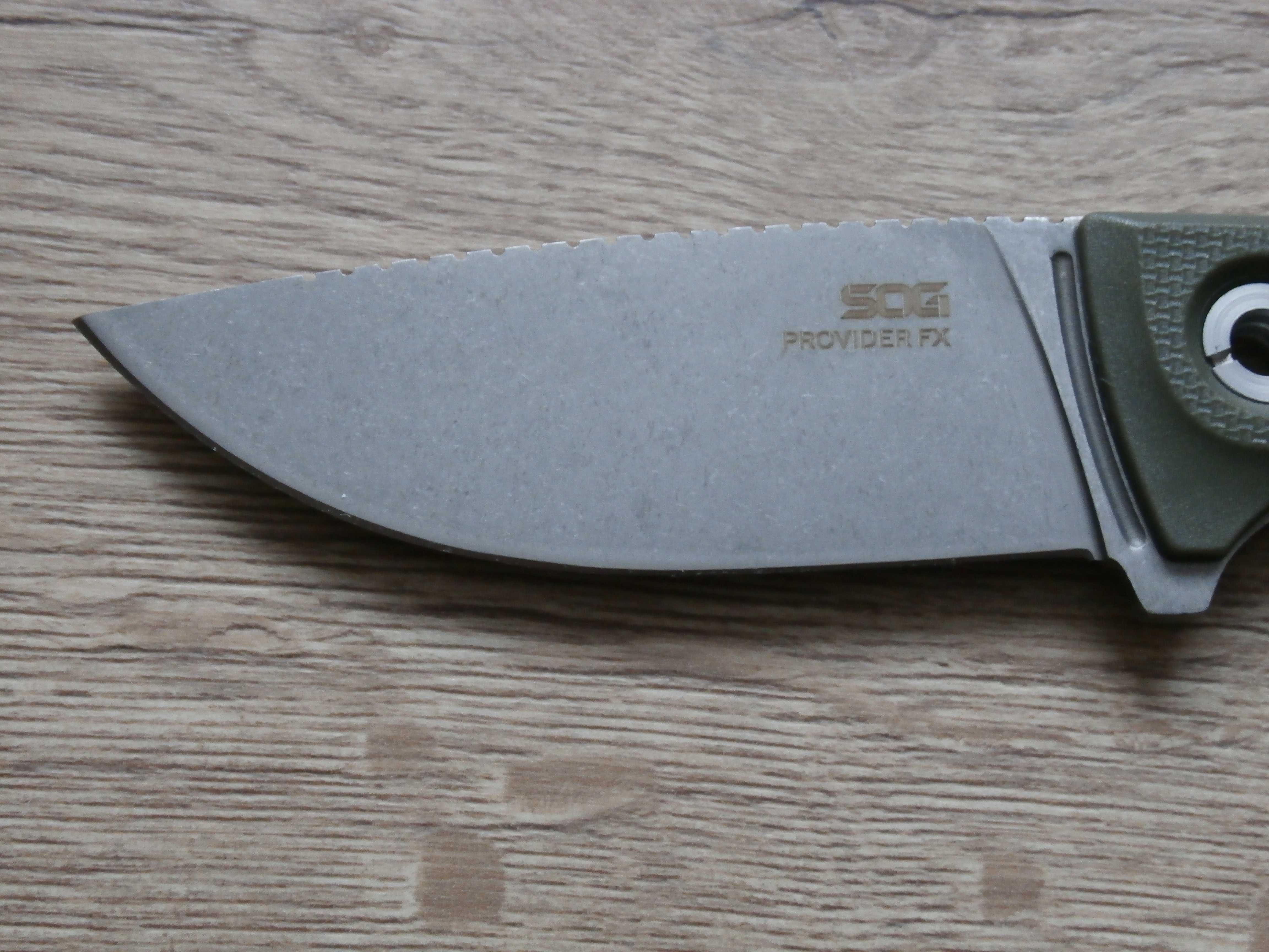 Тактичний похідний ніж SOG Provider FX (Stonewashed) 20 см, в ножнах