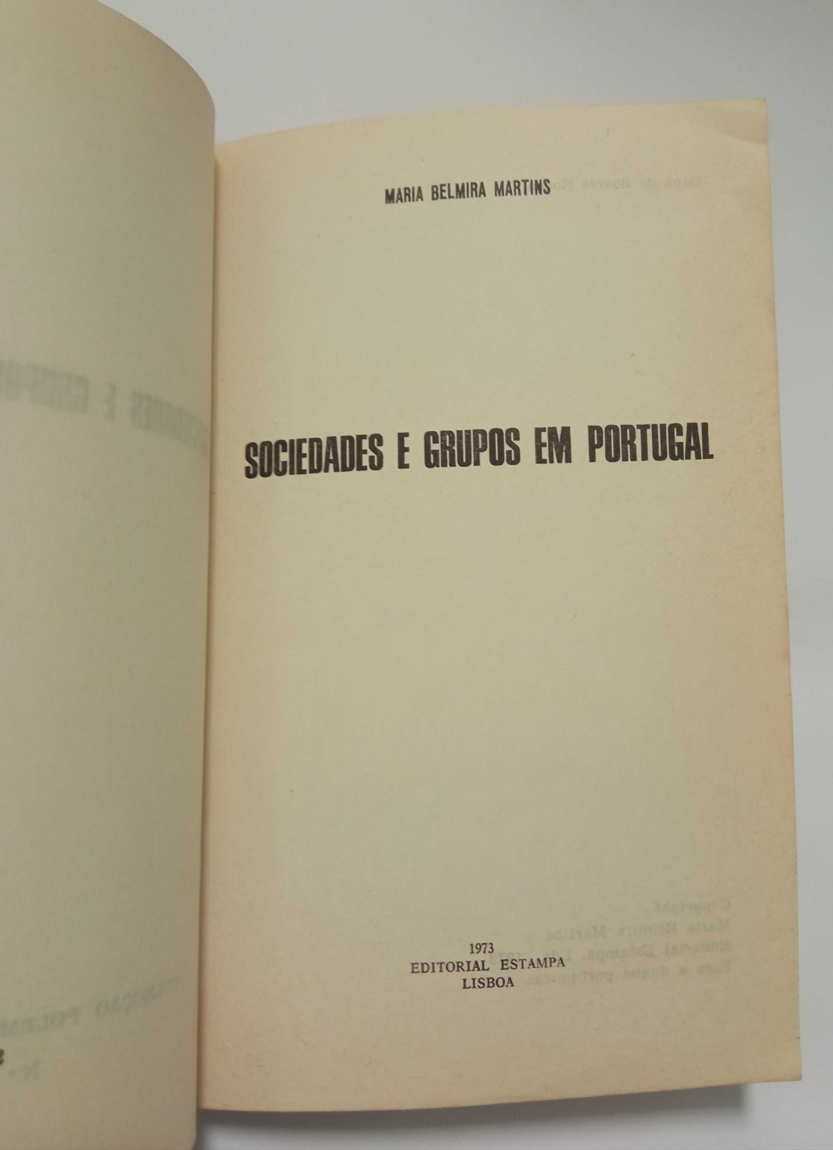 Sociedades e Grupos em Portugal, de Maria Belmira Martins