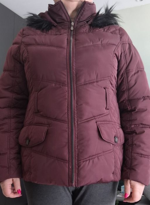 Kurtka zimowa ocieplana pikowana rozm.48