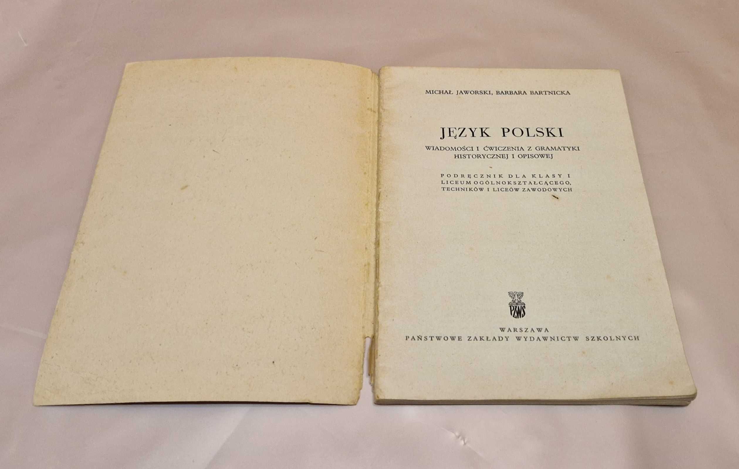 Język polski – klasa I LO, technikum, liceum zawodowego