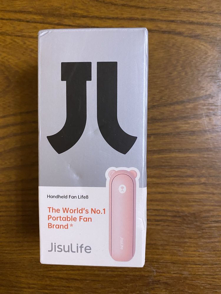 Ручний вентилятор ліхтарик павербанк powerbank JISULIFE 3 в 1