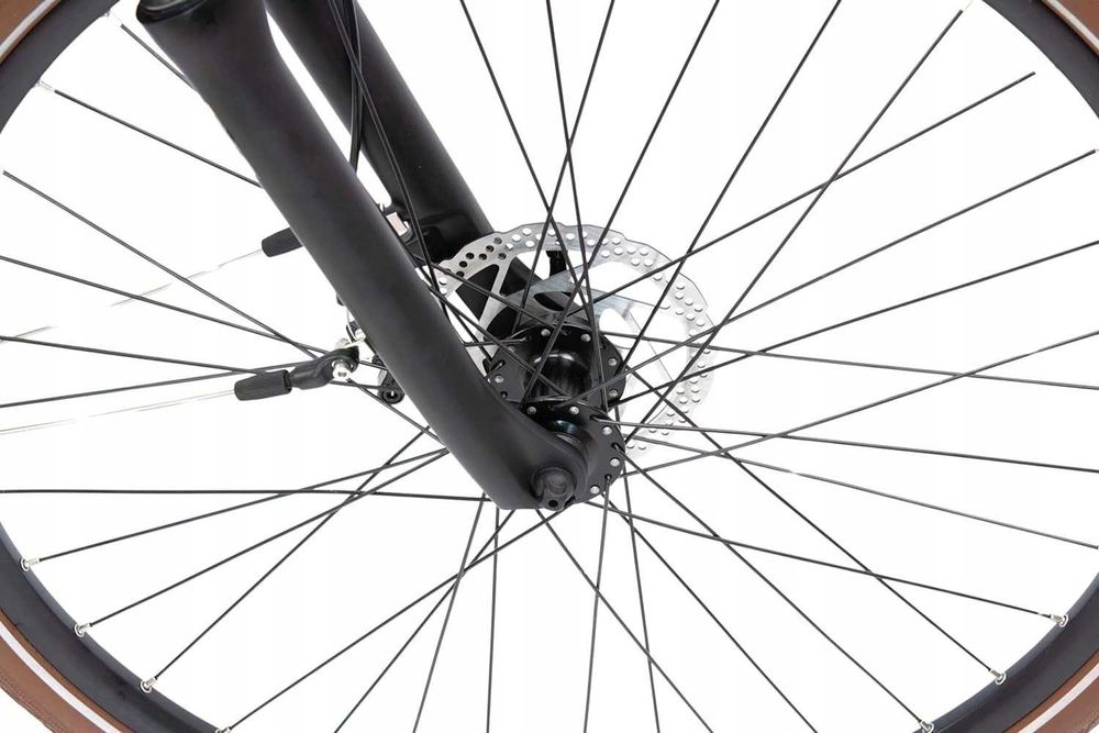 Rower Elektryczny Damski Męski Miejski 250W 28" 14 Ah ALU Amortyzacja