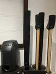 Colunas LG 5.1 com subwoofer