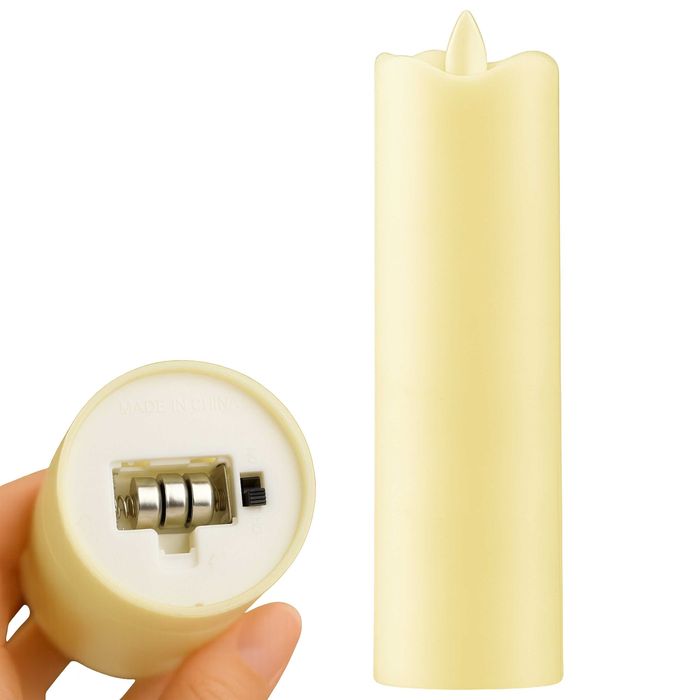 Świeca LED z ruchomym płomieniem 17 cm