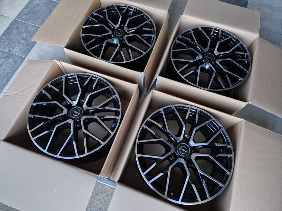 Alufelgi 17 5x120 Opel Insignia A Czarne + CNC Nowe ! 422#