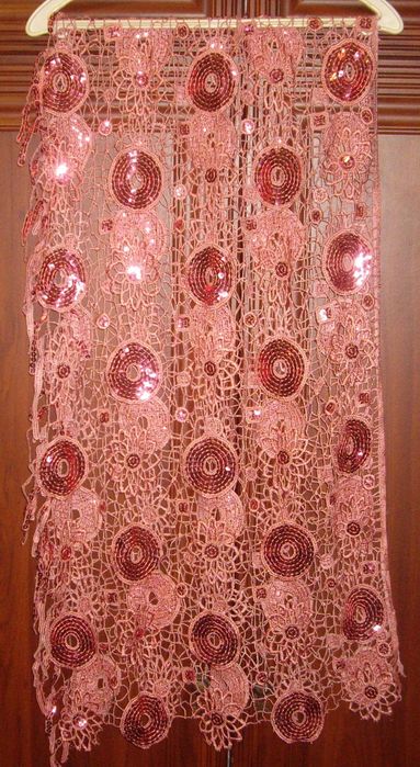 Нарядный шарф-накидка