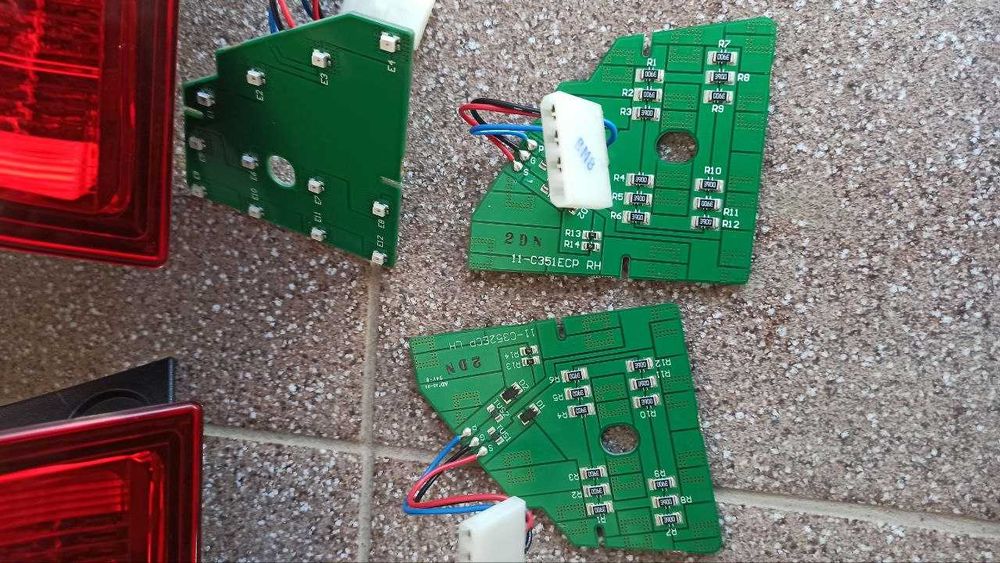 Діодна плата фонаря Nissan Qashqai j10 рестайлинг плата ліхтара фонар