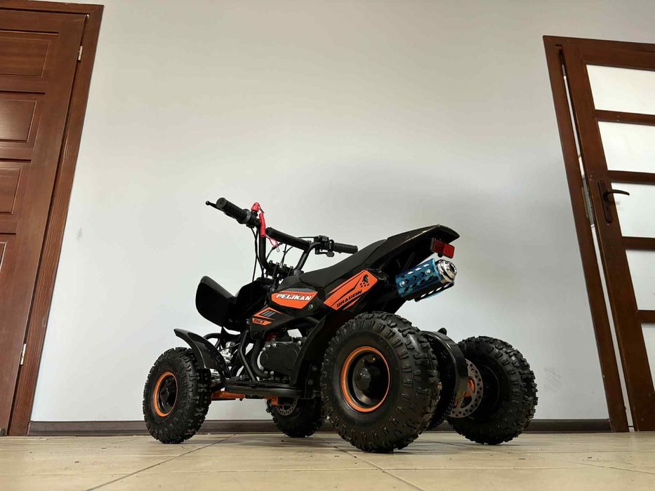 MINI QUAD 50 Dla dzieci Pelikan Dragon M4 Dostawa Regulacja Prędkości