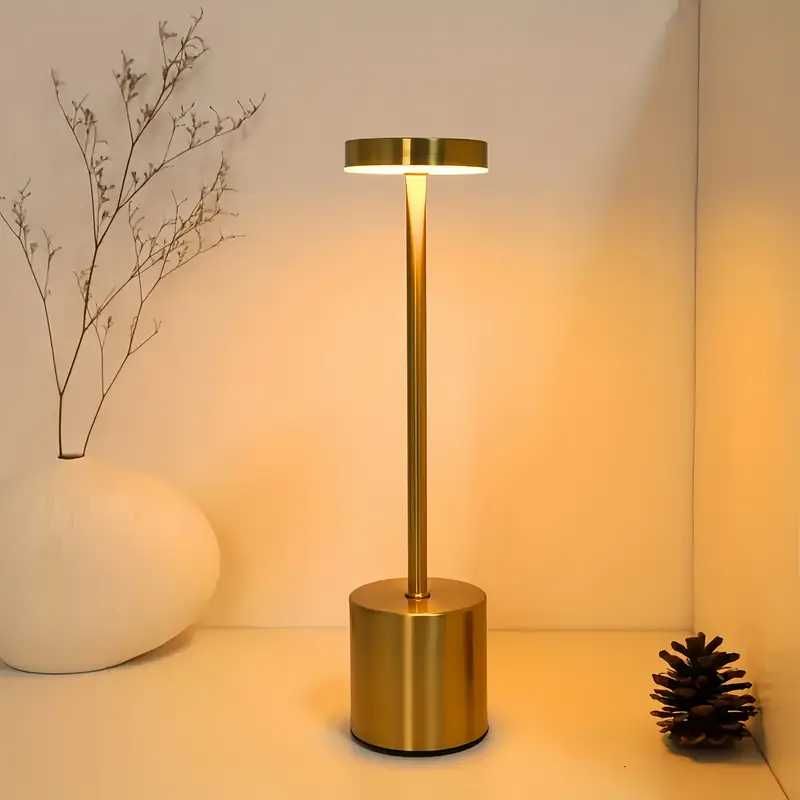 Candeeiros LED Touch, bateria recarregável USB C. Interior e Exterior