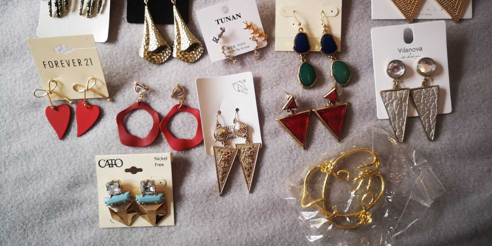 conjunto de 29 brincos