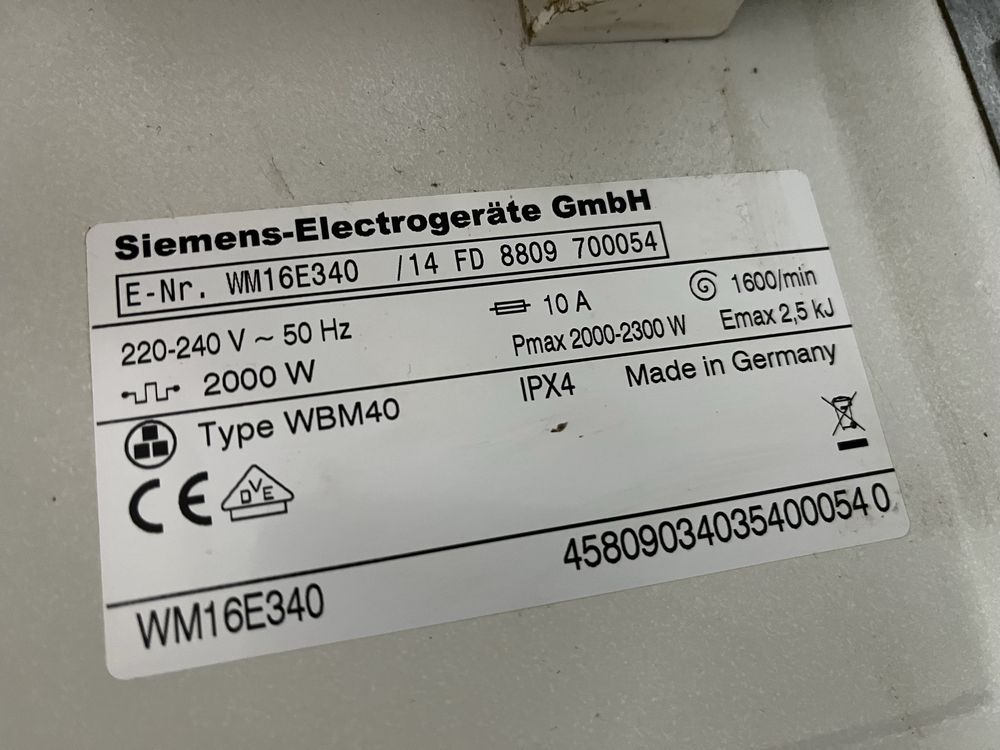 Pralka SIEMENS 6kg 1600ob A+ |12msc |BD stan |Dowóz