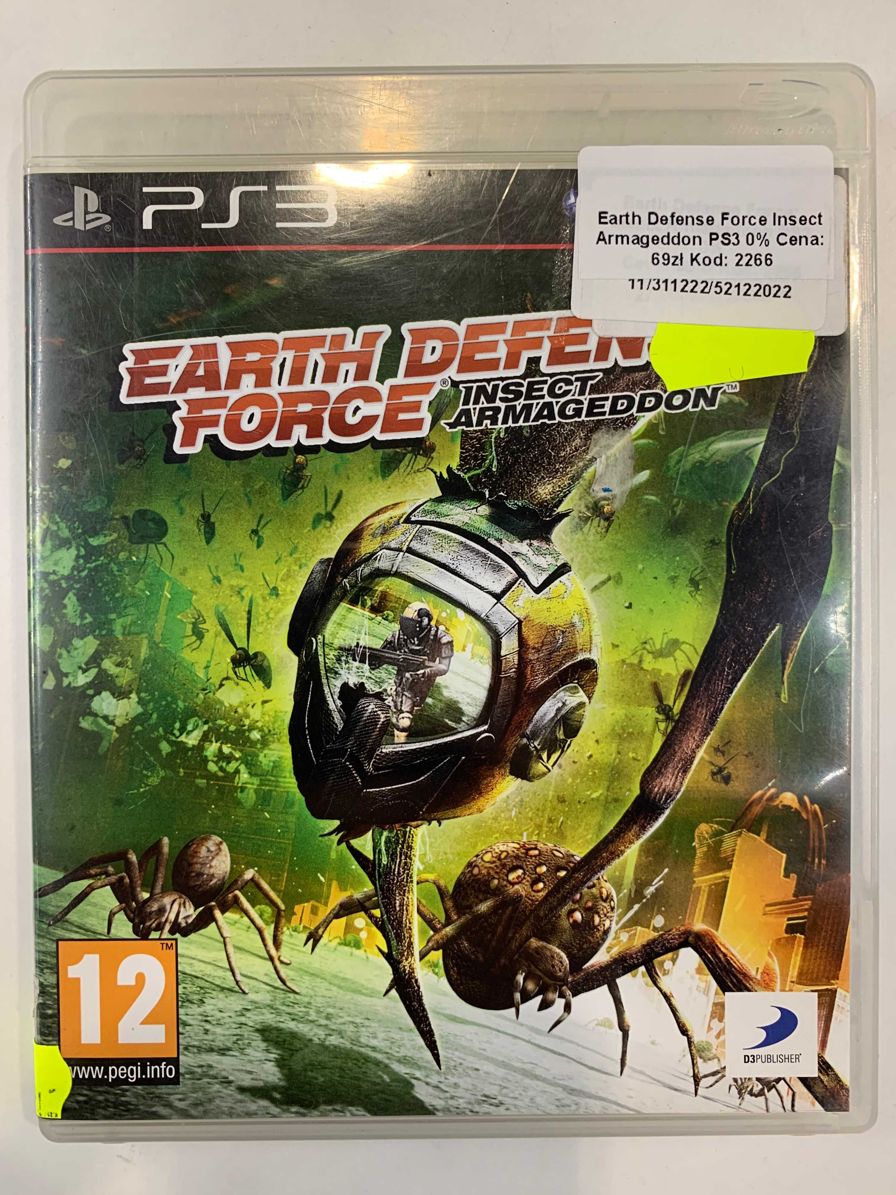 Earth Defense Force Insect Armageddon Ps3 Sklep Iława