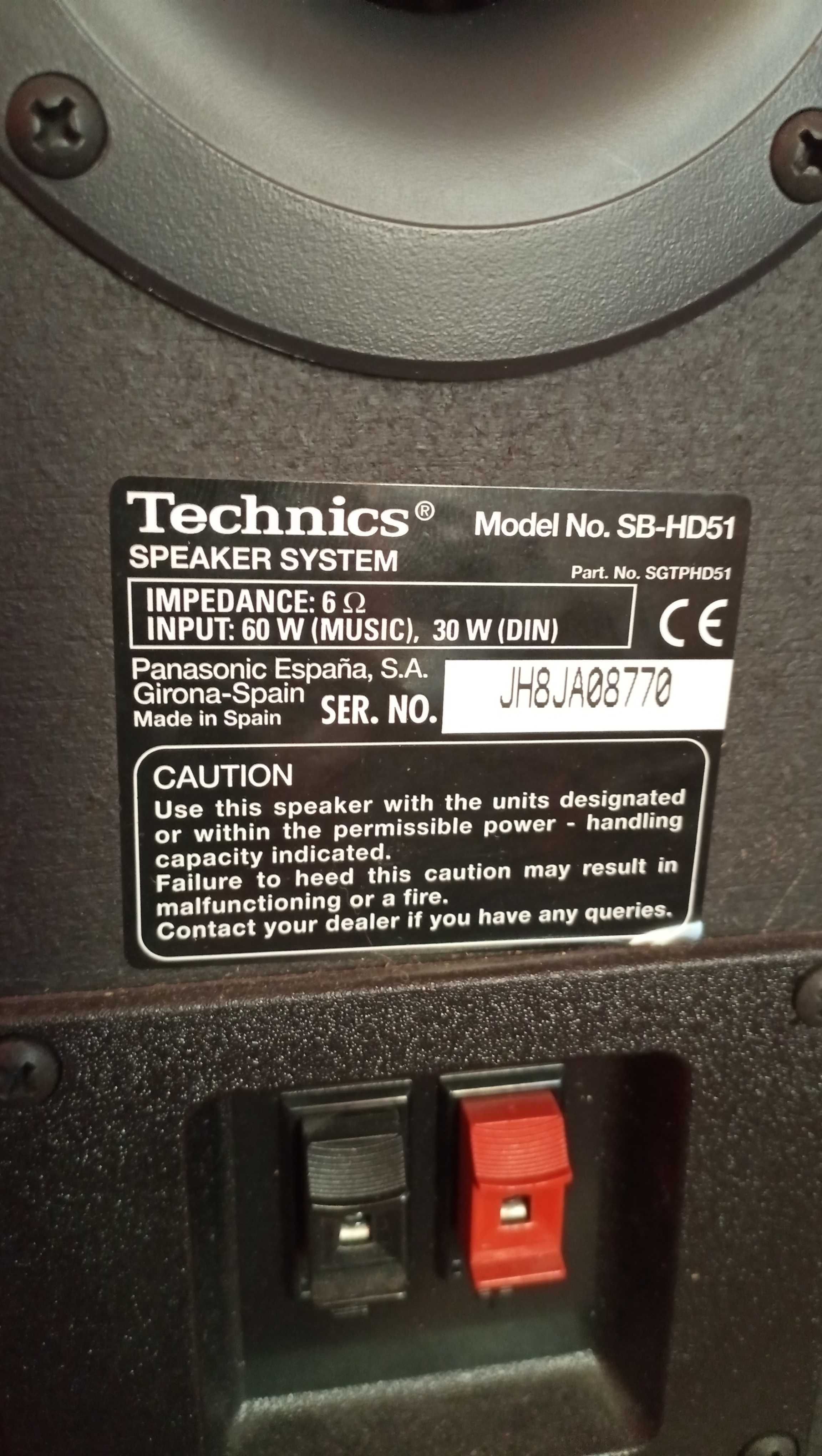 Kolumny Technics SB-HD51