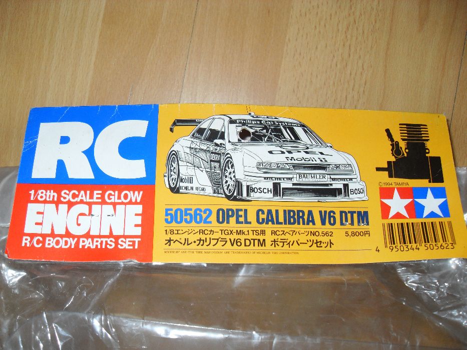 Tamiya TGX MK1 TGR HPI WR8 1:8 Opel Calibra Karoseria 300mm Model RC
