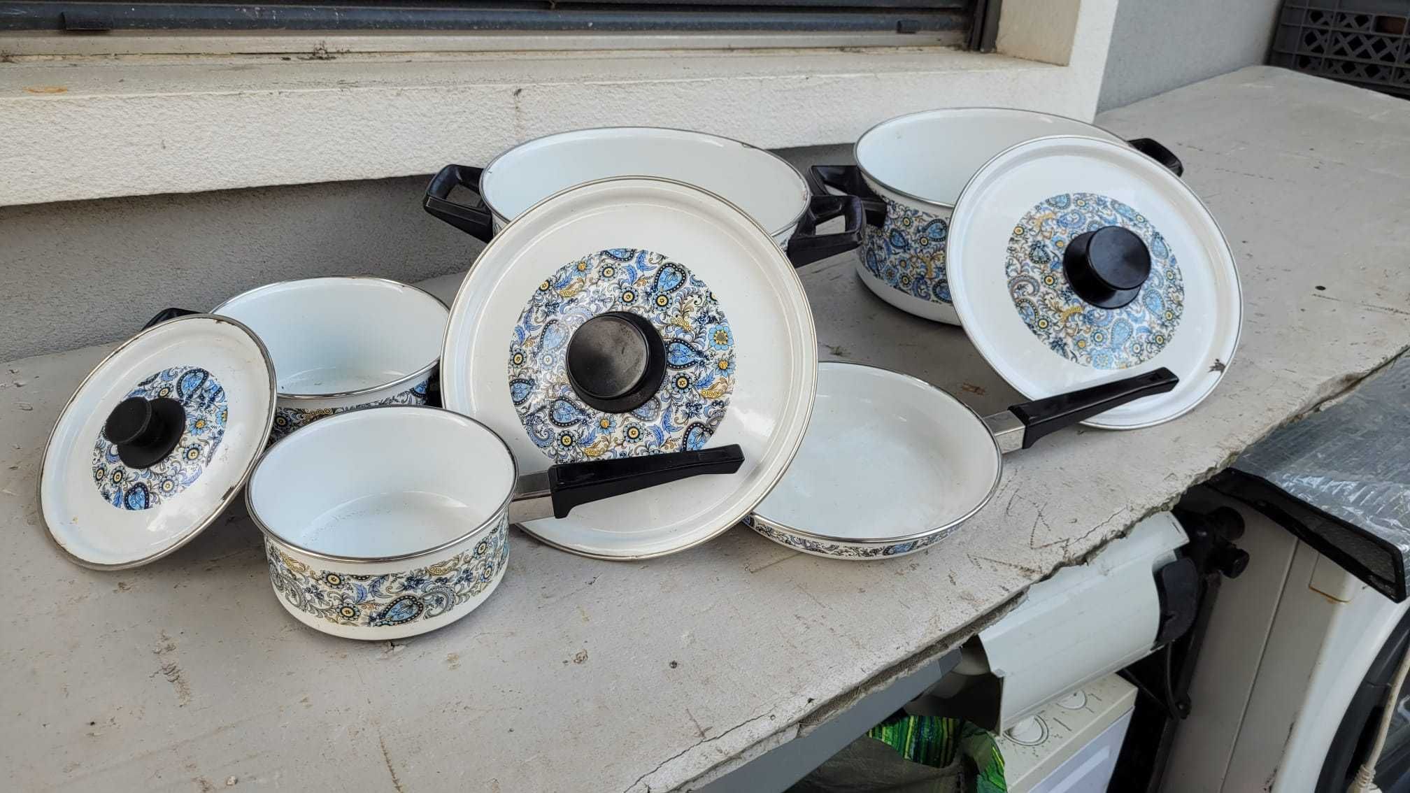5 Tachos Panelas Esmaltados