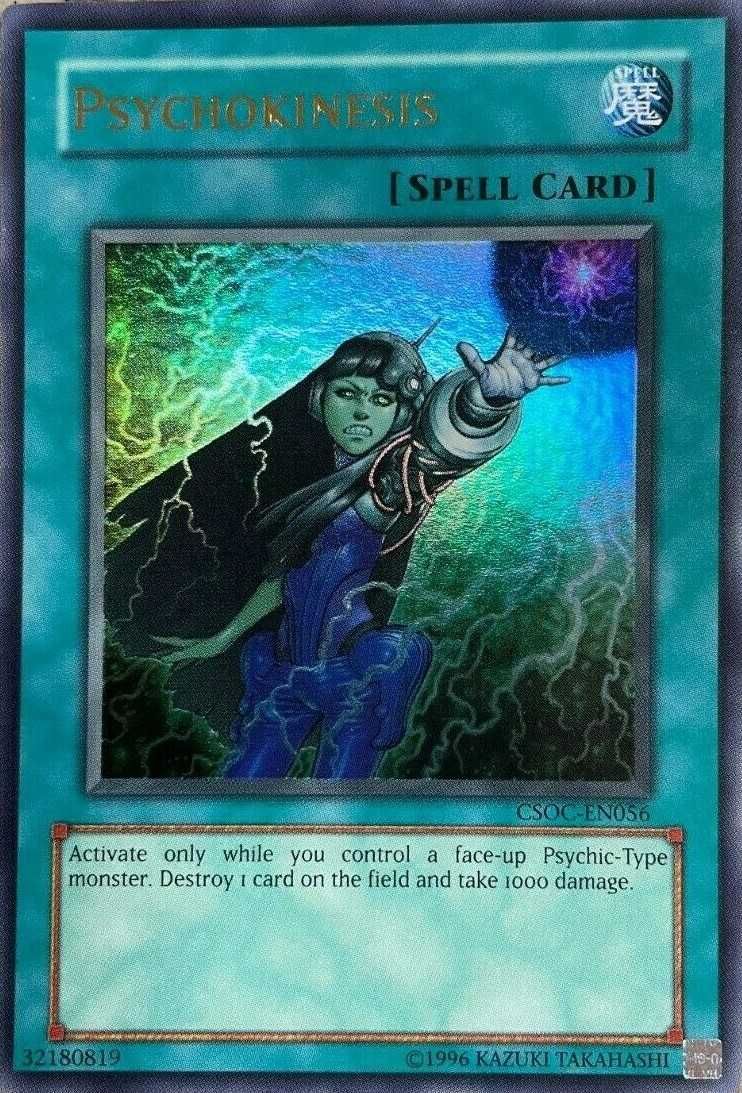 Yu-Gi-Oh   Psychokinesis - CSOC-EN056 - Ultra Rare - NM