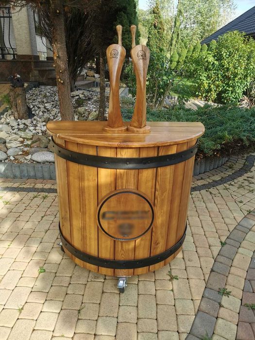 Mobilny rollbar piwo z kija nalewak do piwa bar drewniany komplet