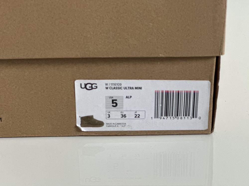 Распродажа !Ugg ultra mini оригинал размер 35/36