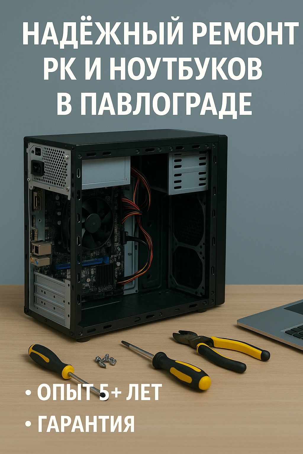Установка Windows, чистка, ремонт ПК — Павлоград