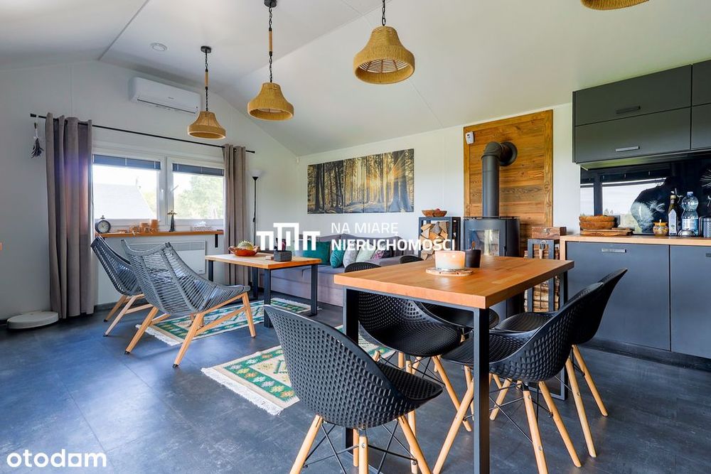 Nowoczesny dom modułowy na przestronnej działce