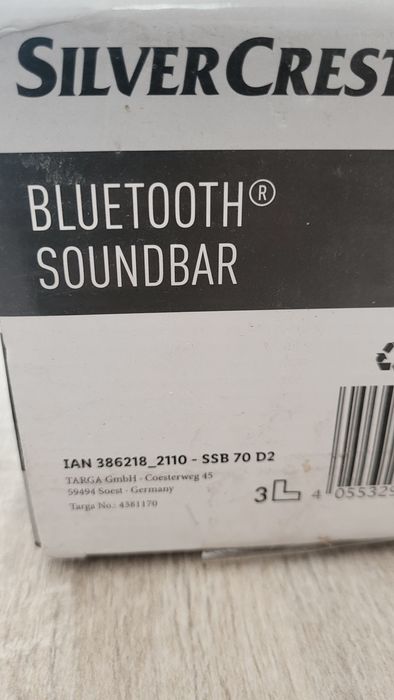 Głośnik Soundbar Silvercrest bluetooth czarny