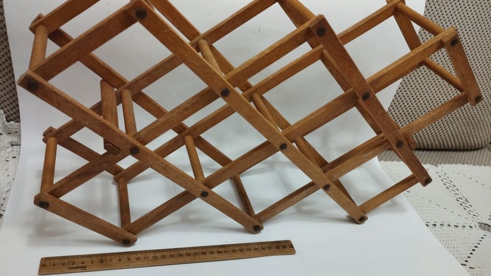 Підставка під вино.Вінтаж.Розкладна підставка.